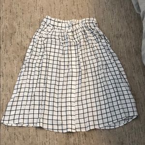 Flowy over the knee skirt